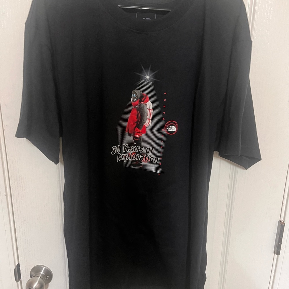 The North Face Black Short Sleeve Tee with Graphic Design